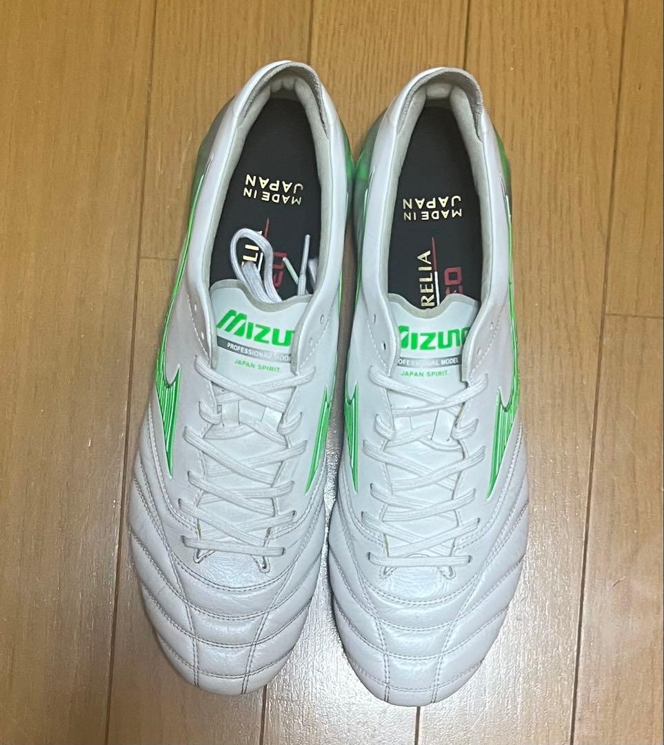 ミズノmizunoスパイクモレリアグリーン限定　ナイキアディダスアシックス