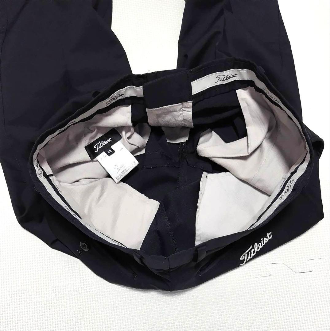 82cm 極美品　Titleist タイトリスト　メンズ　ゴルフパンツ黒ブラック