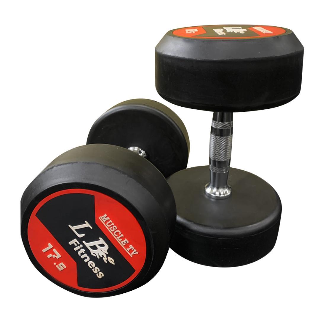 ラバーダンベル17.5kg×2個SET