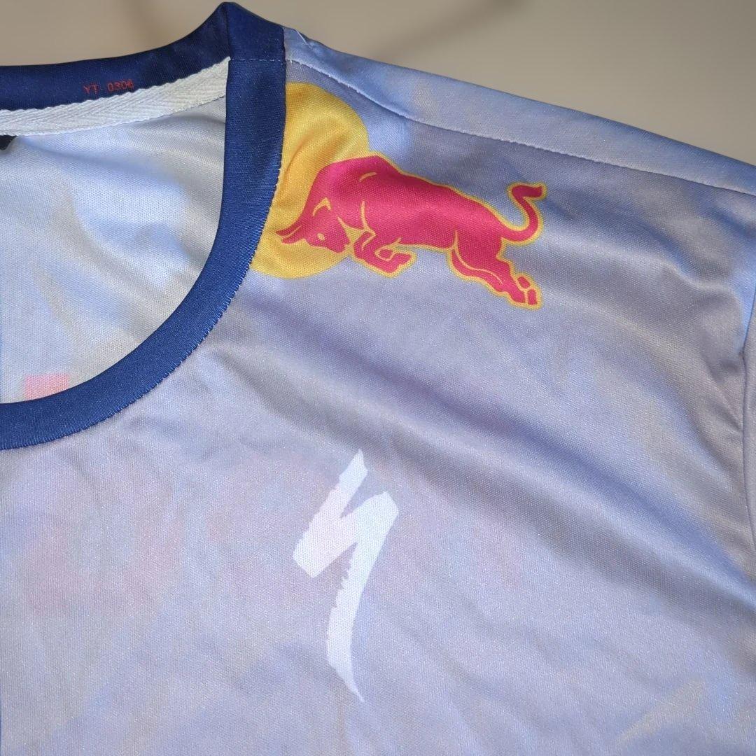RedBullティシャツ バレーボール サッカー レッドブル 国体 バイクウェア