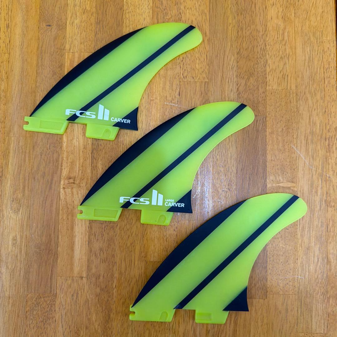 FCS II Carver Neo Glass Tri フィン Lサイズ