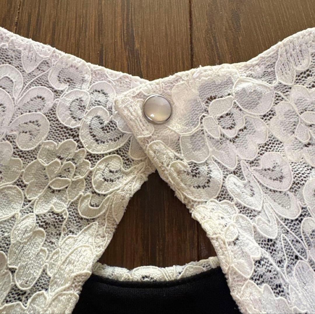 新品チャコット★大人の女性に レース切替レオタード M