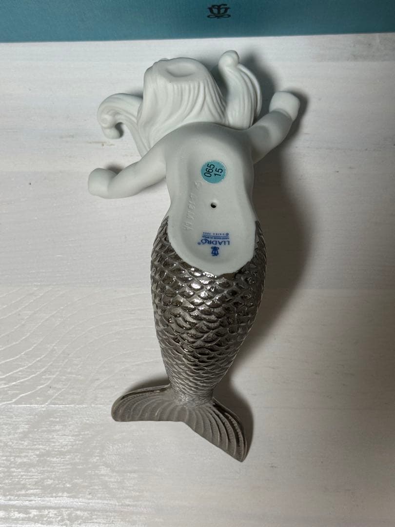 リヤドロ無邪気なマーメイド美品希少人魚置物