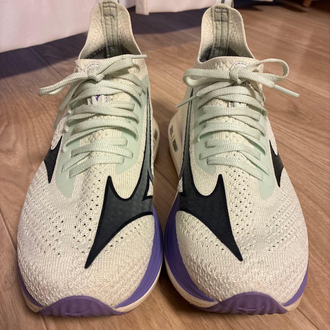 【みゆきち】Mizuno Neo Zen ランニングシューズ ホワイト