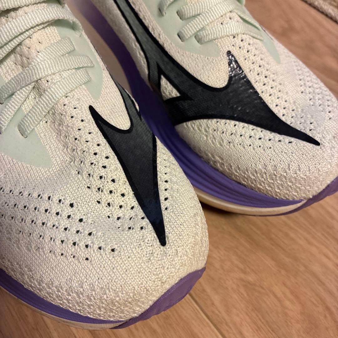 【みゆきち】Mizuno Neo Zen ランニングシューズ ホワイト