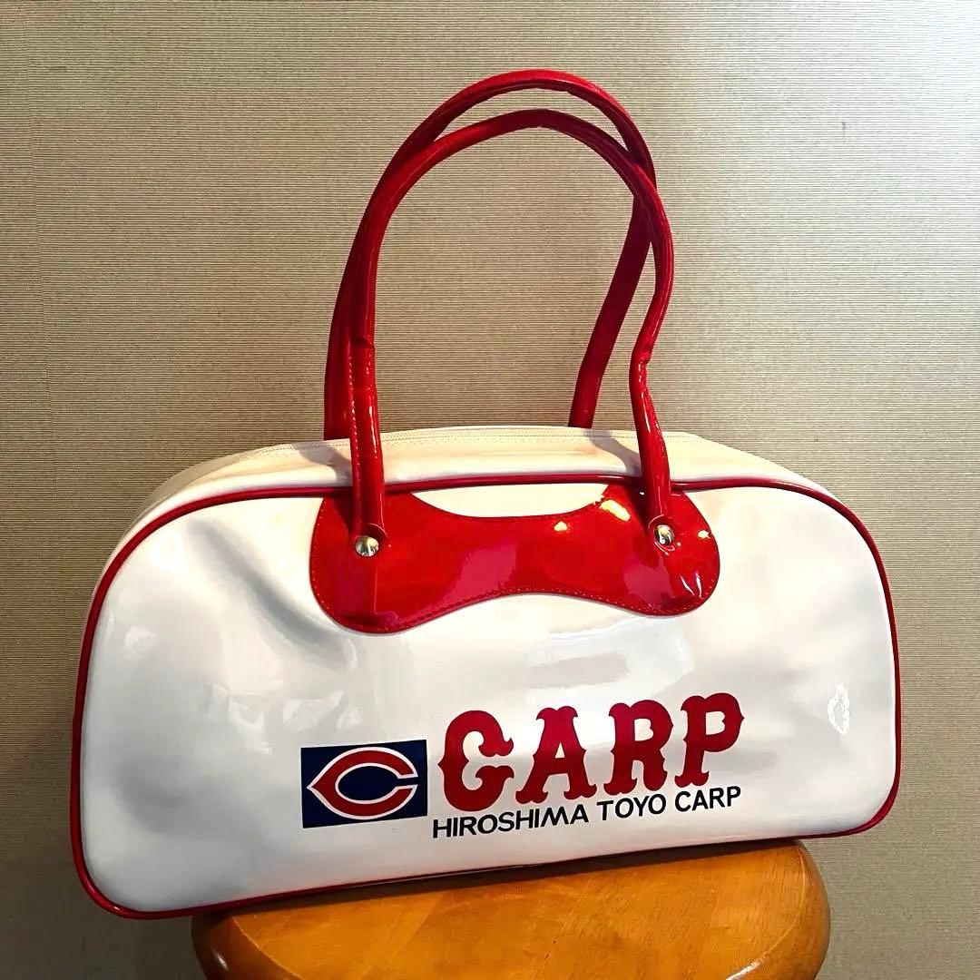 カープ　エナメルバッグ　レア　希少　美品
