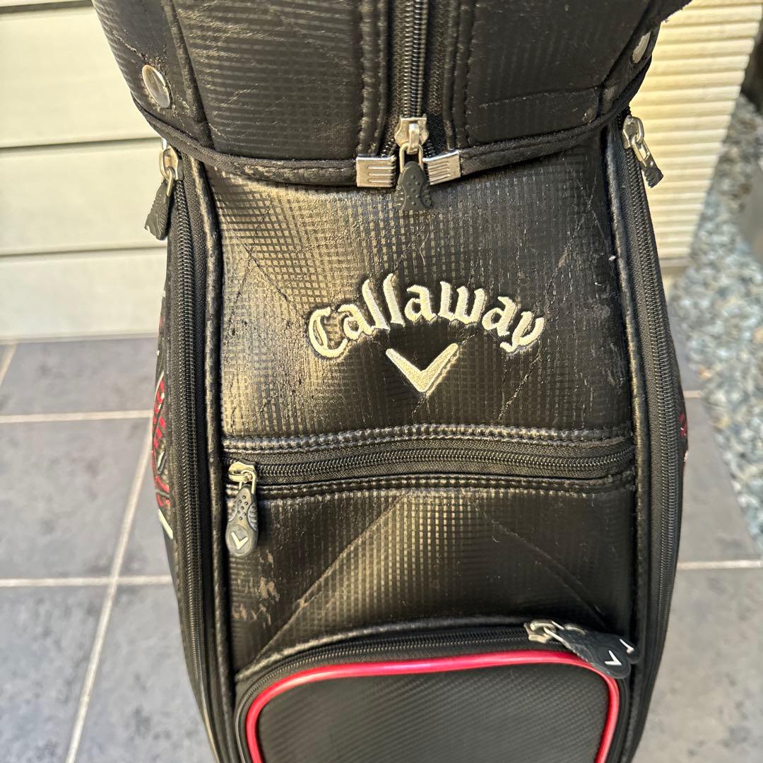 Callaway キャロウェイキャディバッグ ゴルフバック黒赤