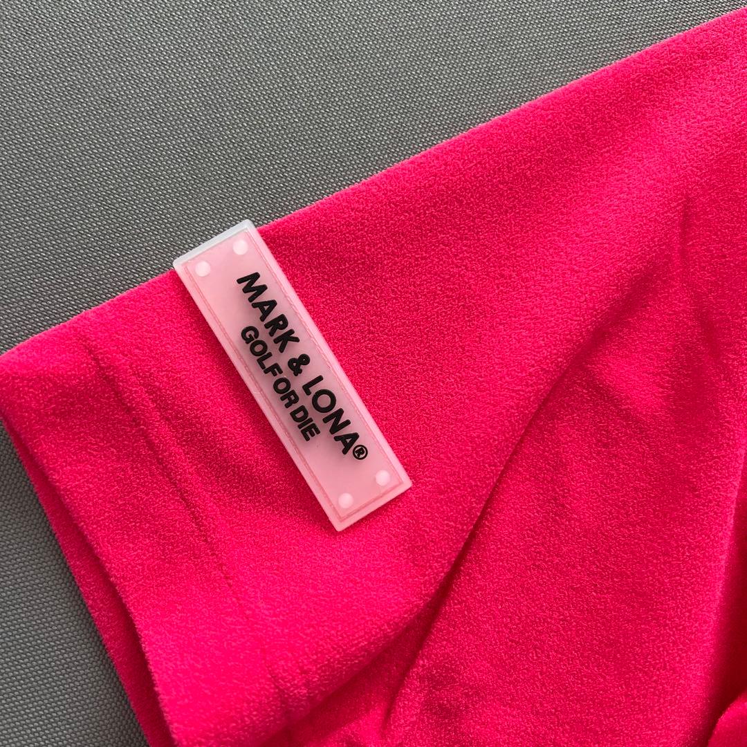 【新品】MARK&LONA マークアンドロナ　現行　モックネック　半袖シャツ