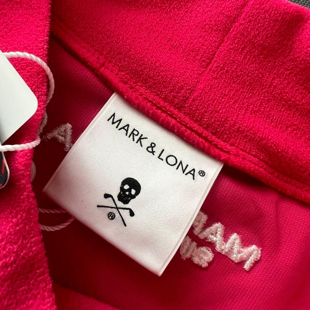 【新品】MARK&LONA マークアンドロナ　現行　モックネック　半袖シャツ