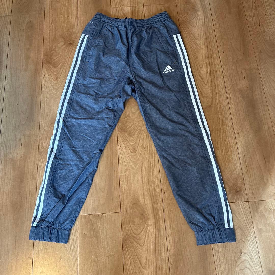【新品・未使用】adidas フード付きジャージ上下セット グレー