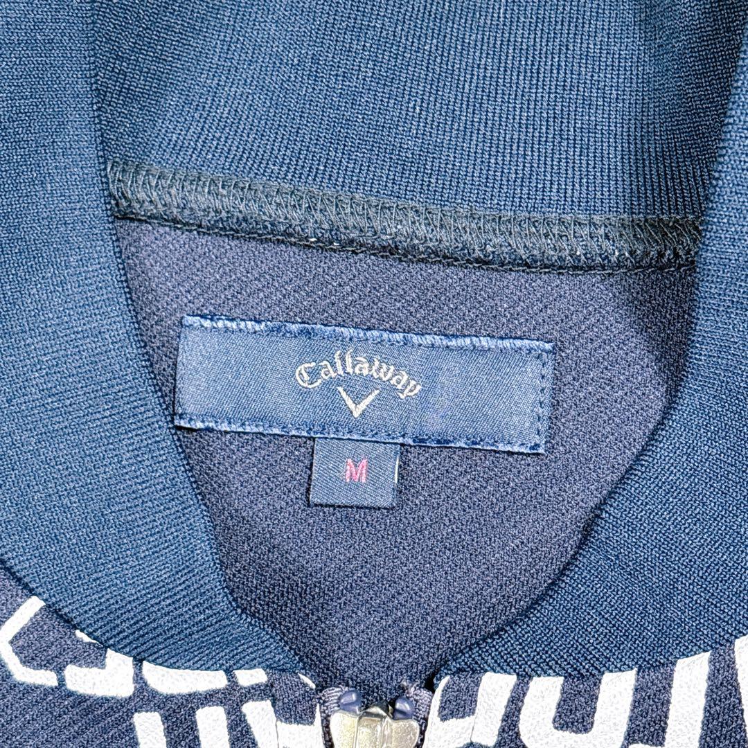 【サイズM⭐️美品】キャロウェイ　上下セットアップ　ジャケットキュロットスカート紺