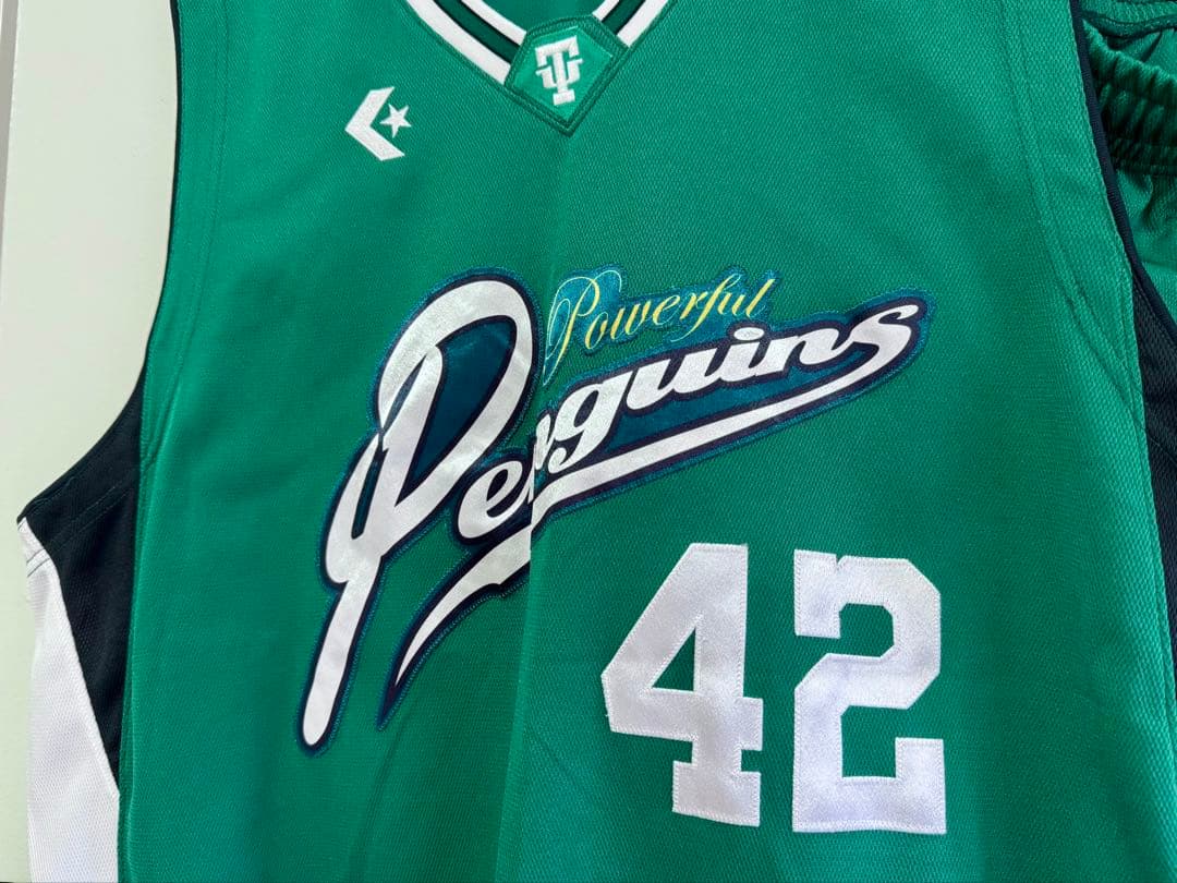 天理大学 Penguins バスケットボールユニフォーム #42 上下 3XL