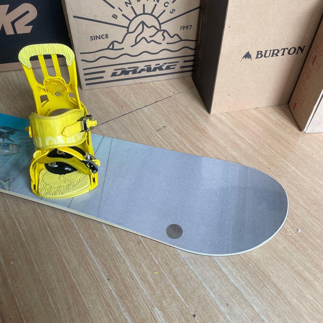 BURTON×SALOMON　バートン　サロモン　バイン付　スノーボードセット