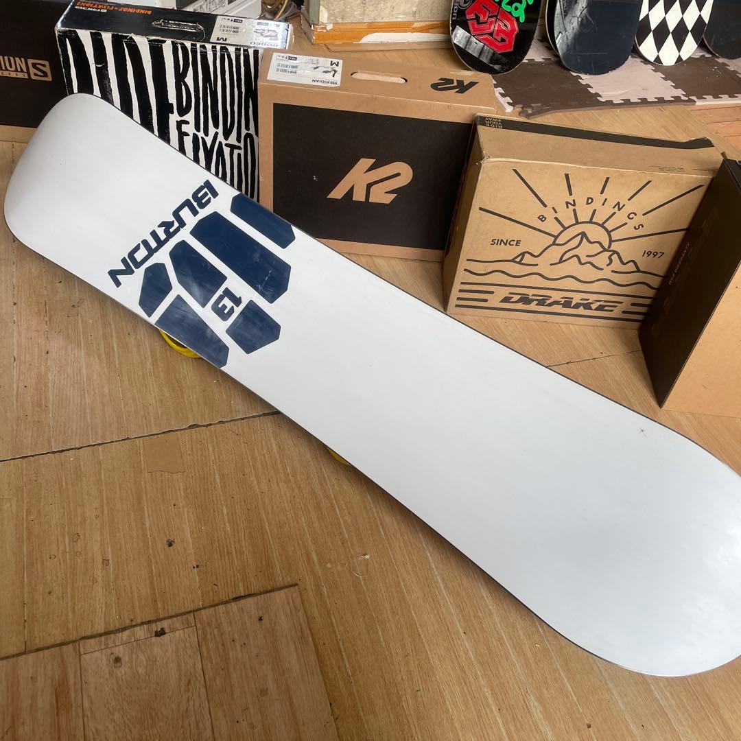 BURTON×SALOMON　バートン　サロモン　バイン付　スノーボードセット
