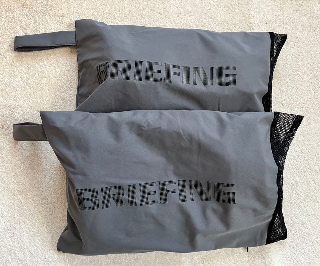BRIEFING グレー レインウェア上下 セットアップ size L 極美品