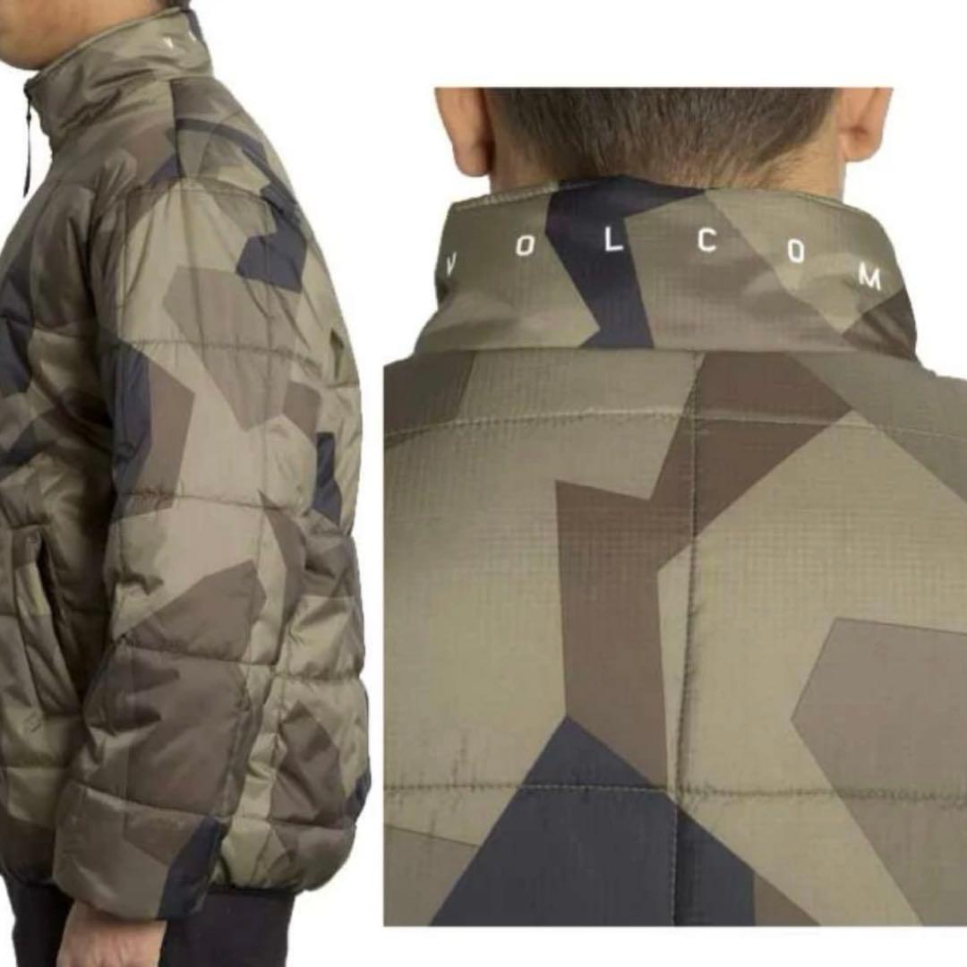VOLCOM 2019年秋冬物　迷彩　アノラックダウン　人気　Mサイズ