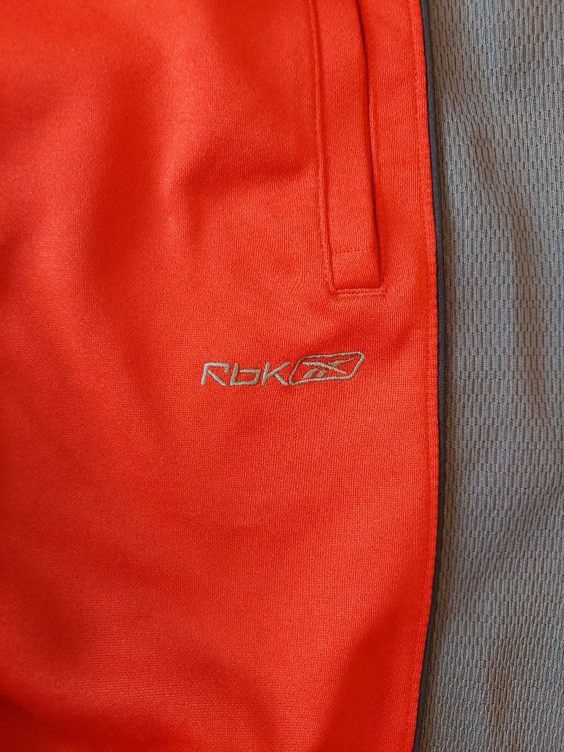 赤グレー Reebok ジャージ上下セット XL