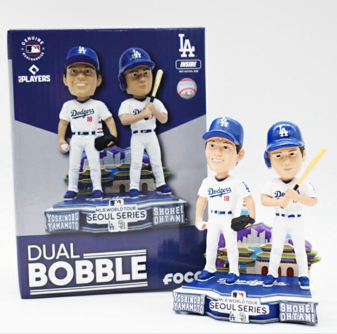 メジャーリーグ DUAL BOBBLE ボブルヘッド 大谷翔平×山本由伸