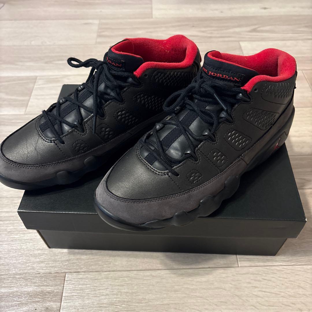 AIR JORDAN 9G 28 ブラック/レッド