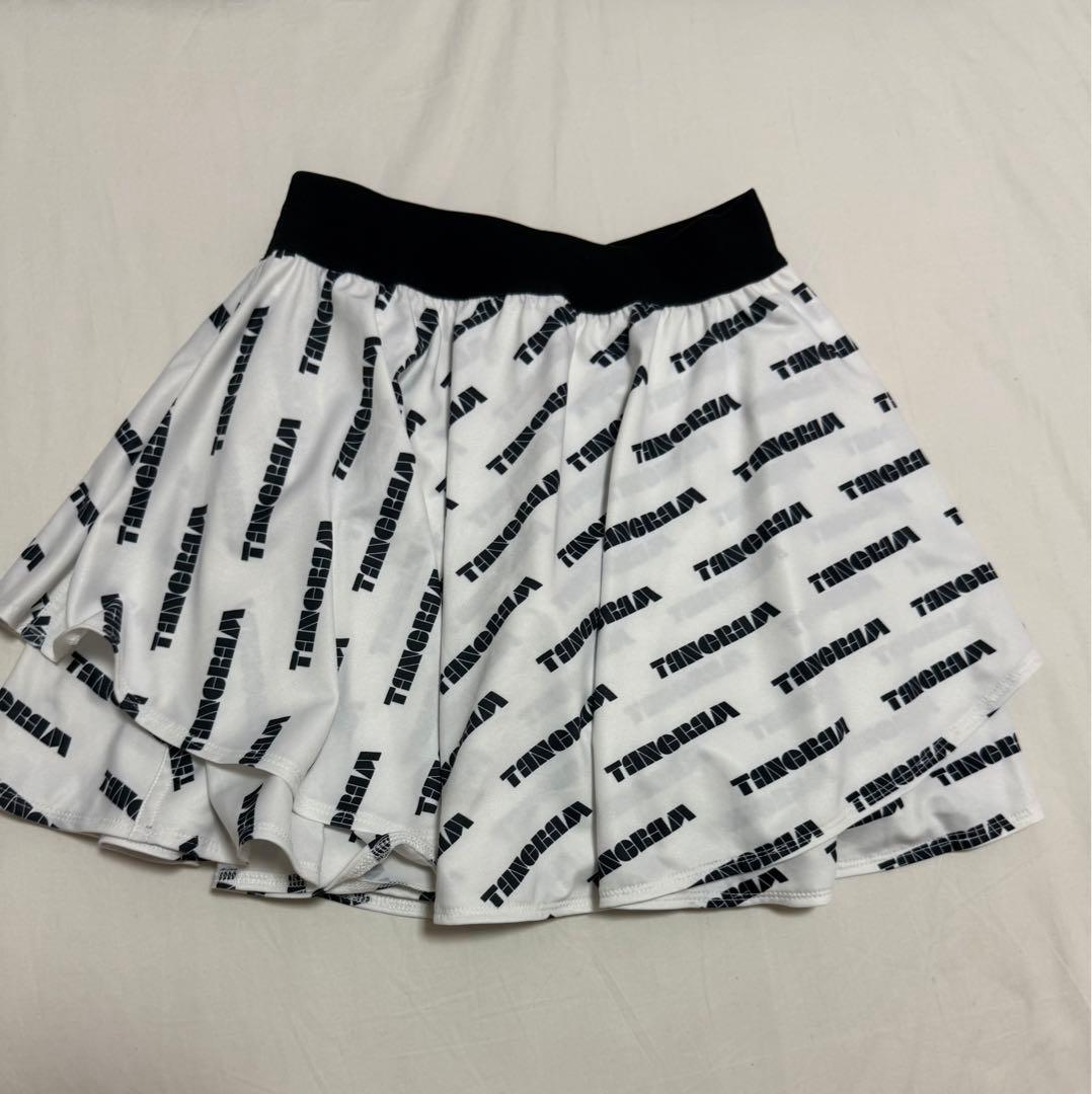 TANGRAM タングラム ダブルフリル ストレッチスカート S/M サイズ