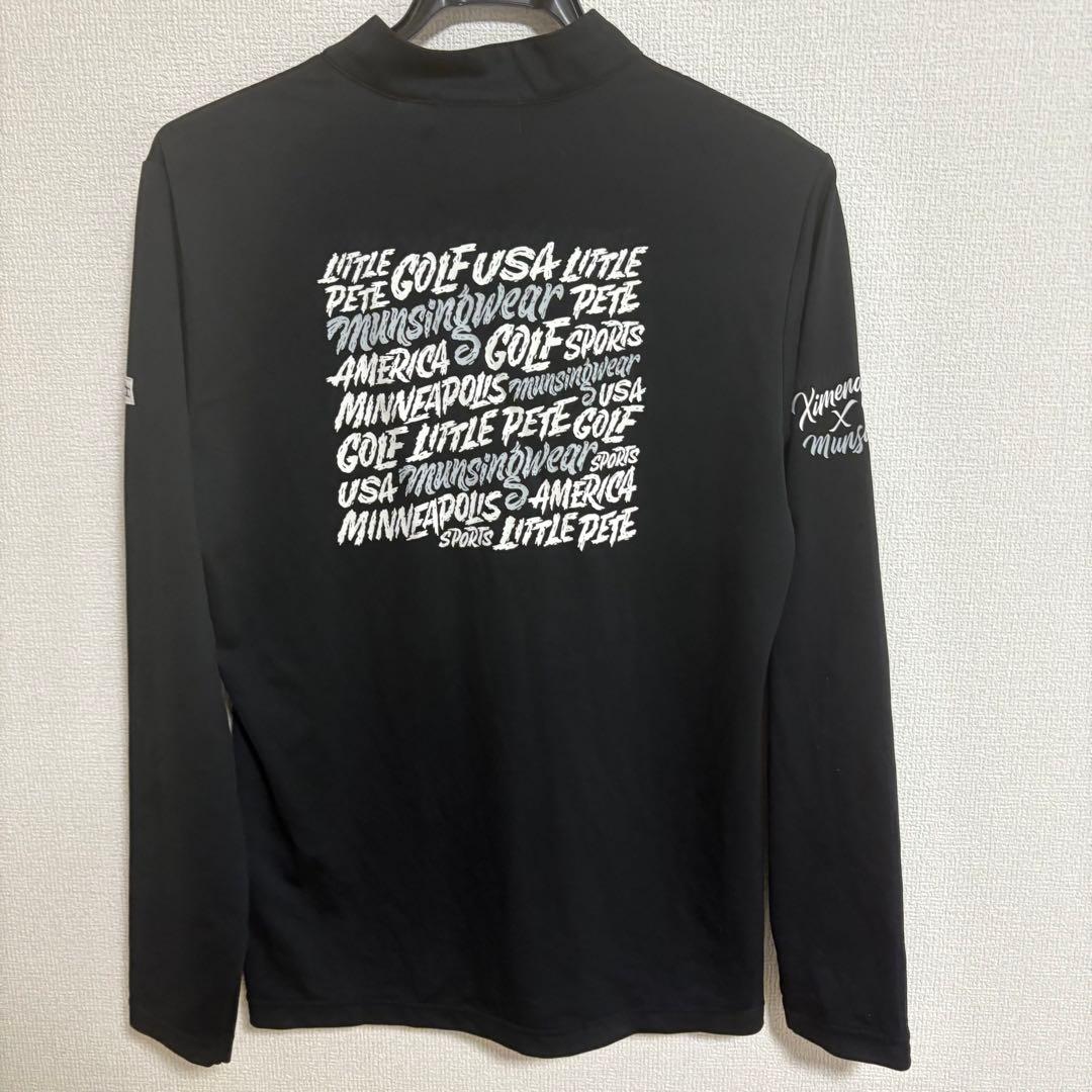 Munsingwear ブラック長袖シャツ M