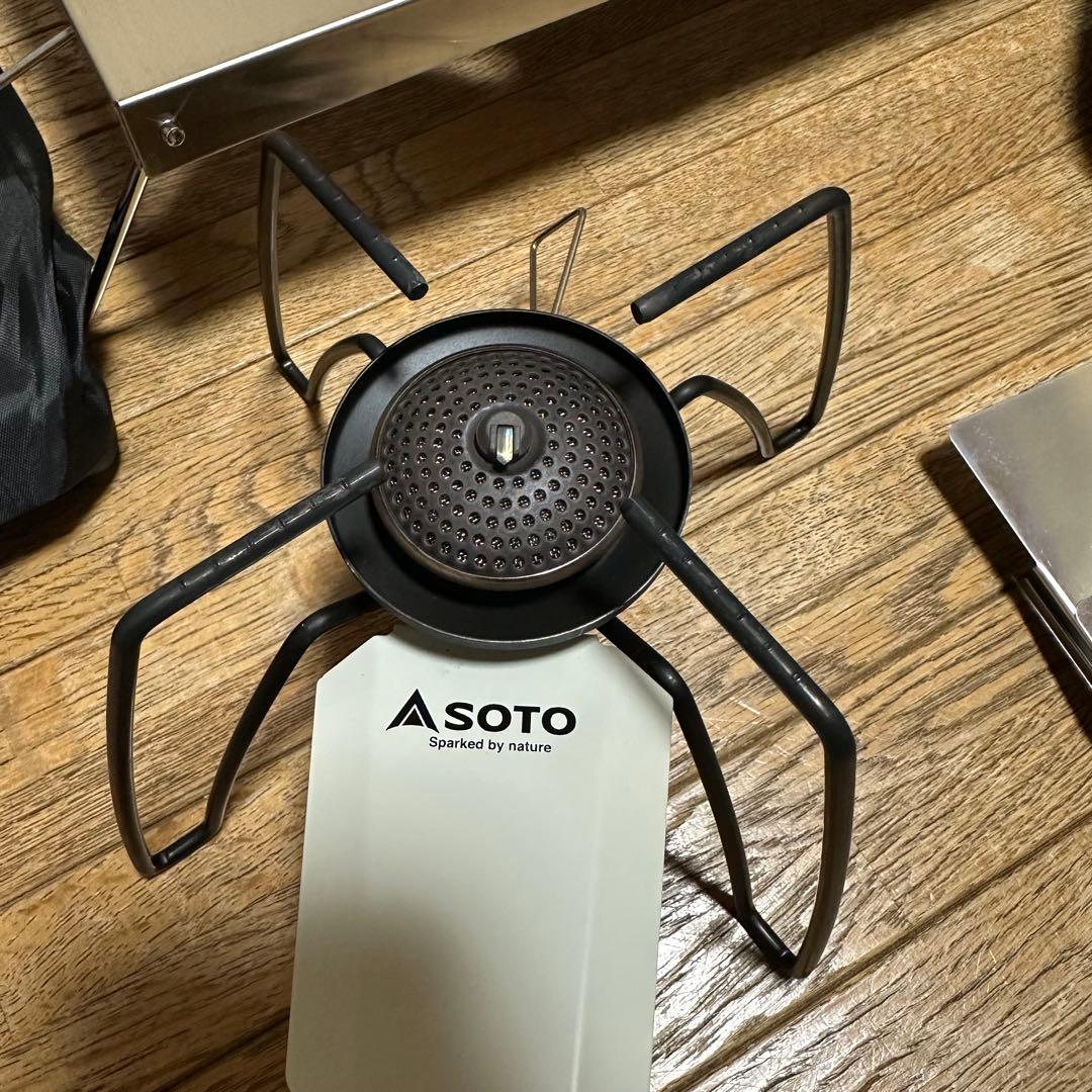 SOTO レギュレーターストーブ 純正アクセサリー3点セット 専用テーブル