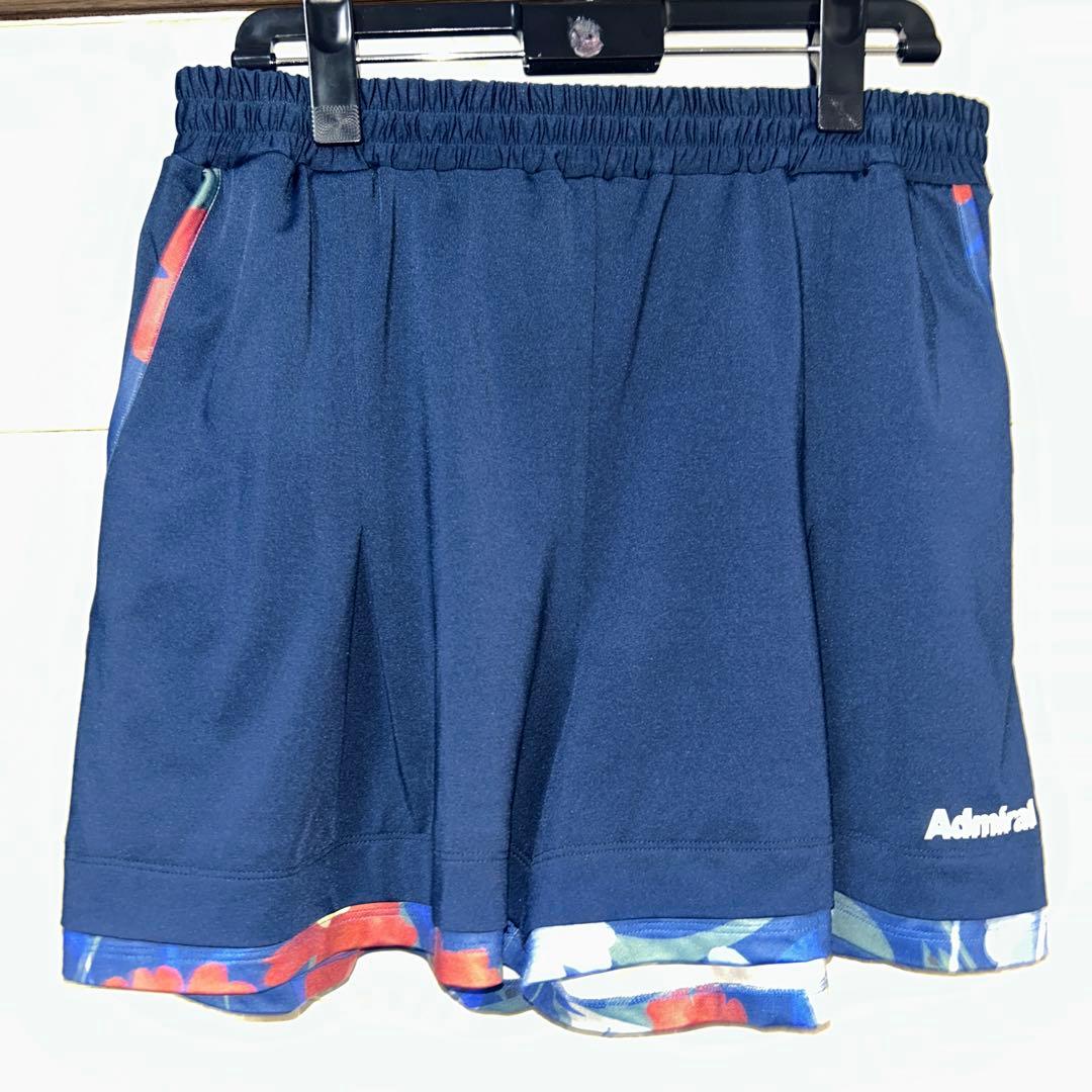 Admiral フラワープリント テニスウェア　セットアップ　Lサイズ