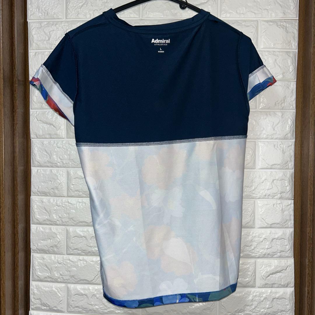 Admiral フラワープリント テニスウェア　セットアップ　Lサイズ