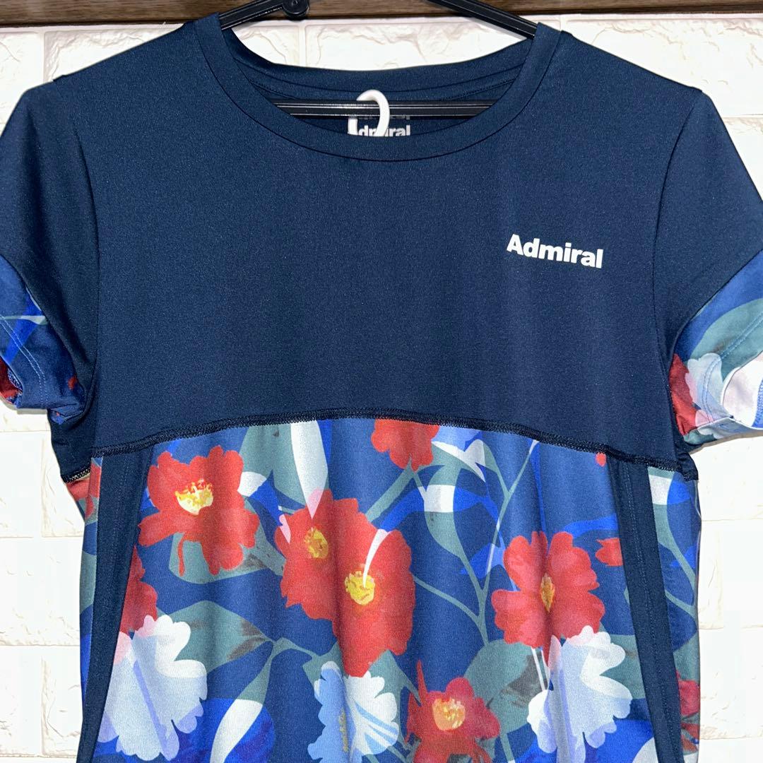 Admiral フラワープリント テニスウェア　セットアップ　Lサイズ
