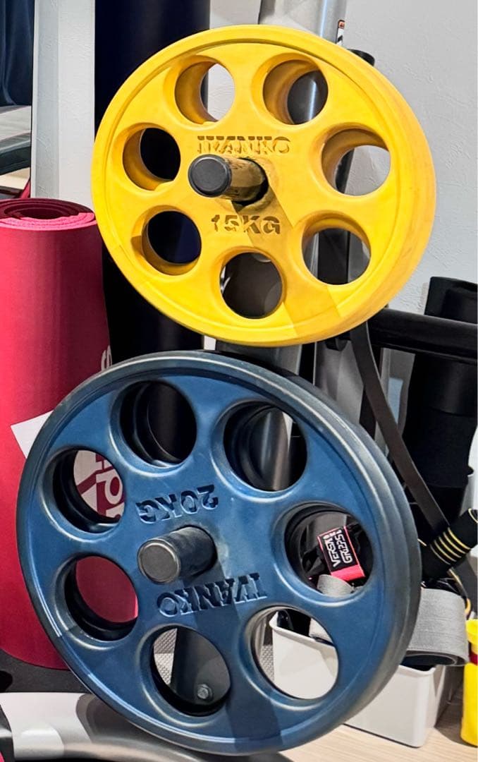 IVANKO 50mm オリンピックプレート ４枚セット 20kg 15kg ④