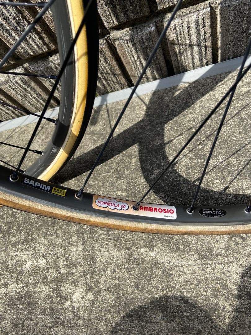 チューブラーホイール　前後 NRSニュートラルレーシングサービス製