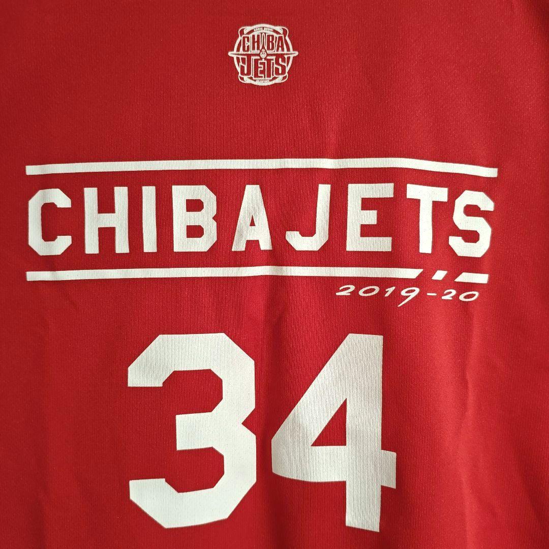 千葉ジェッツ CHIBAJETS 34番 小野龍猛選手 サイン入りTシャツ L