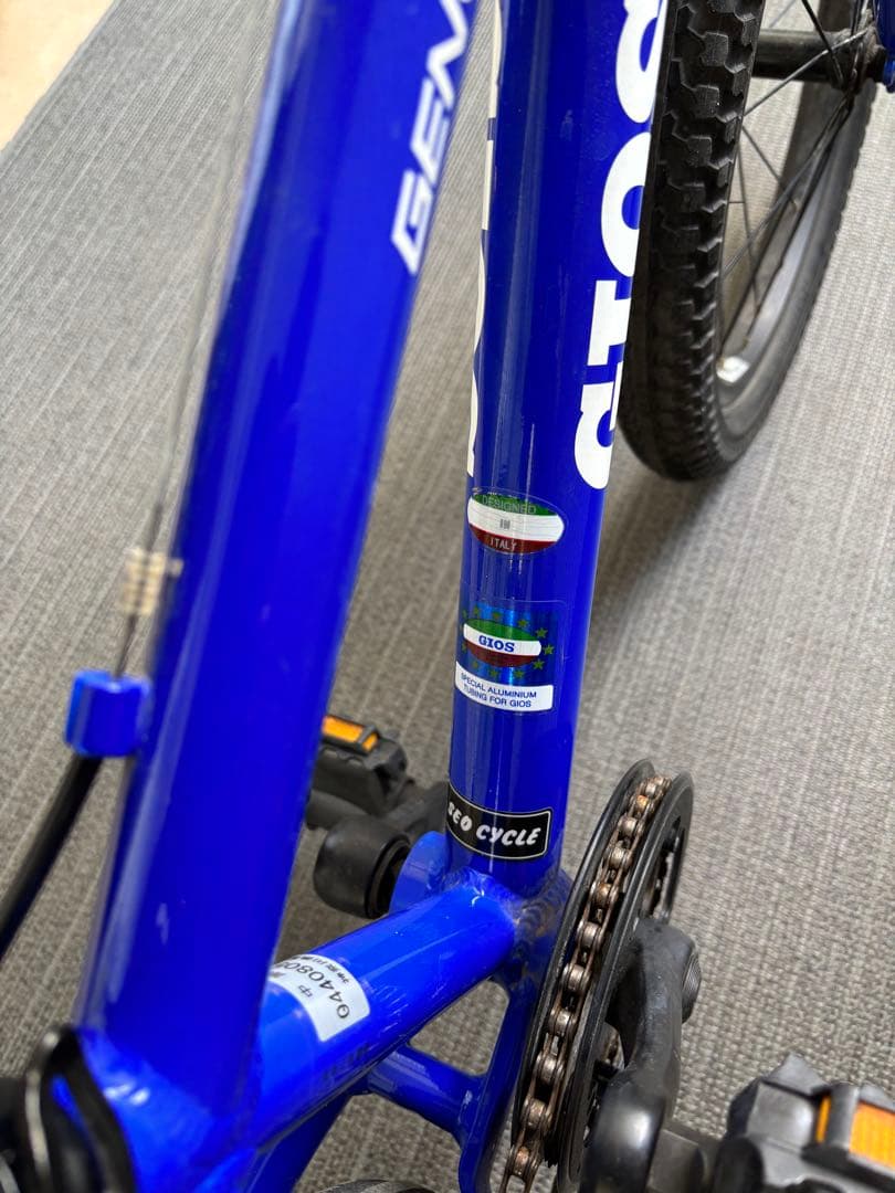 【Kumama 】GIOS ジェノア　キッズバイク 18インチ 青