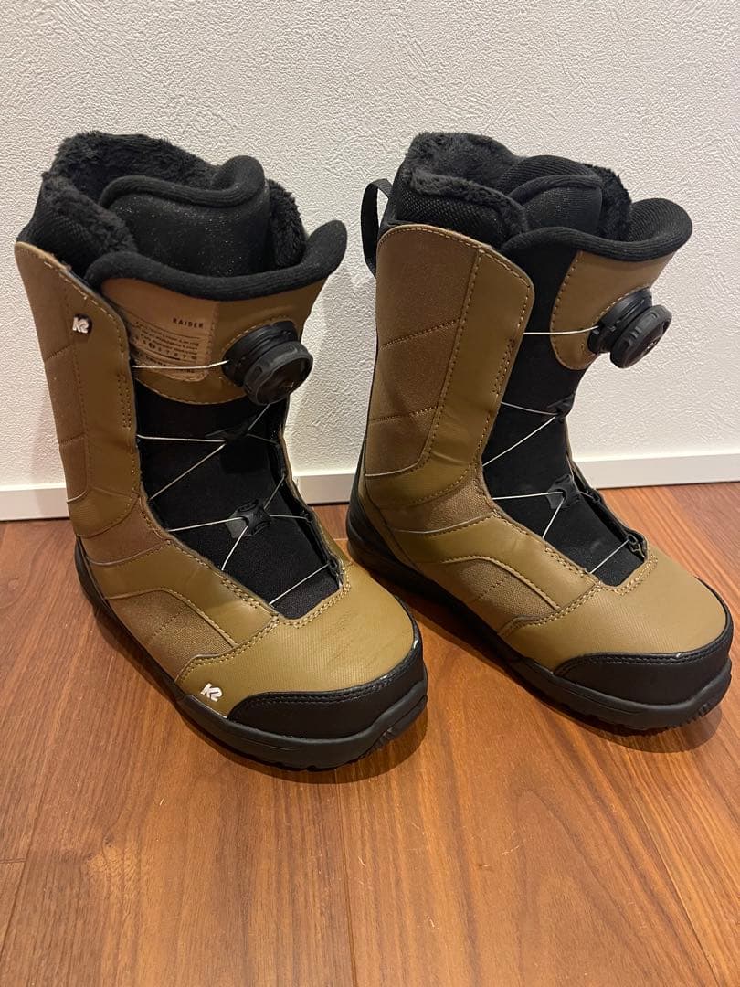 K2 RAIDER BOA スノーボードブーツ 25㎝　カーキ系