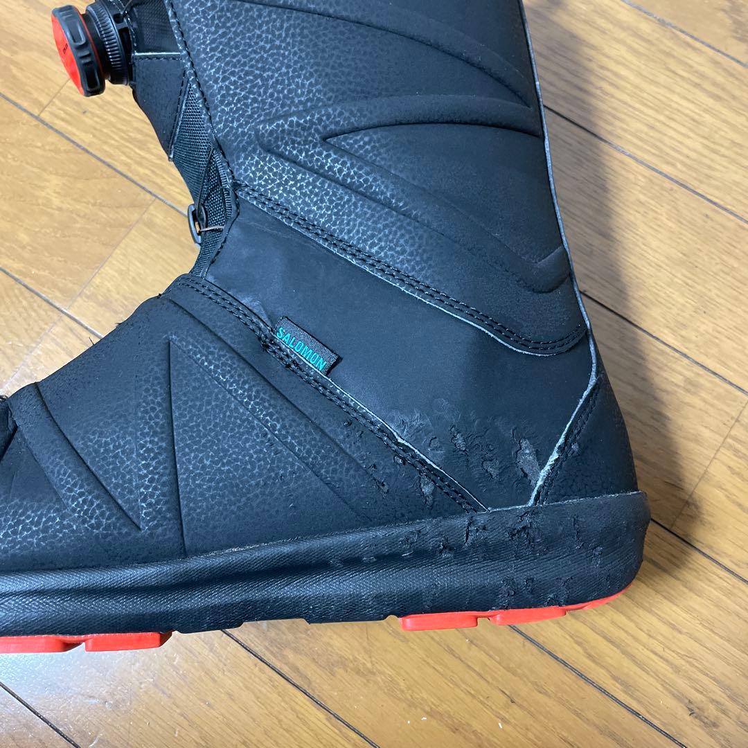 Salomon スノーボードブーツ ブラック/レッド