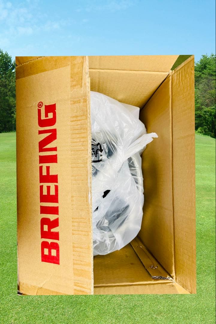 BRIEFING ブリーフィング CR-6 グレー キャディバッグ 美品