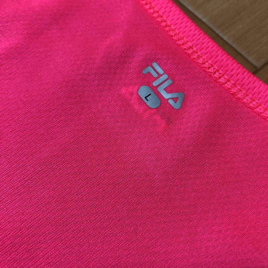 FILA フィラ テニスウェア 上下セット ピンク ストラップ ☆