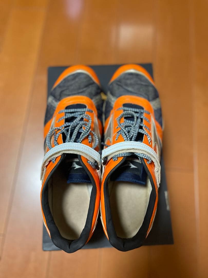 コ*ウ様 Mizuno フィールドジオAJ28.0cm オレンジ/ネイビー