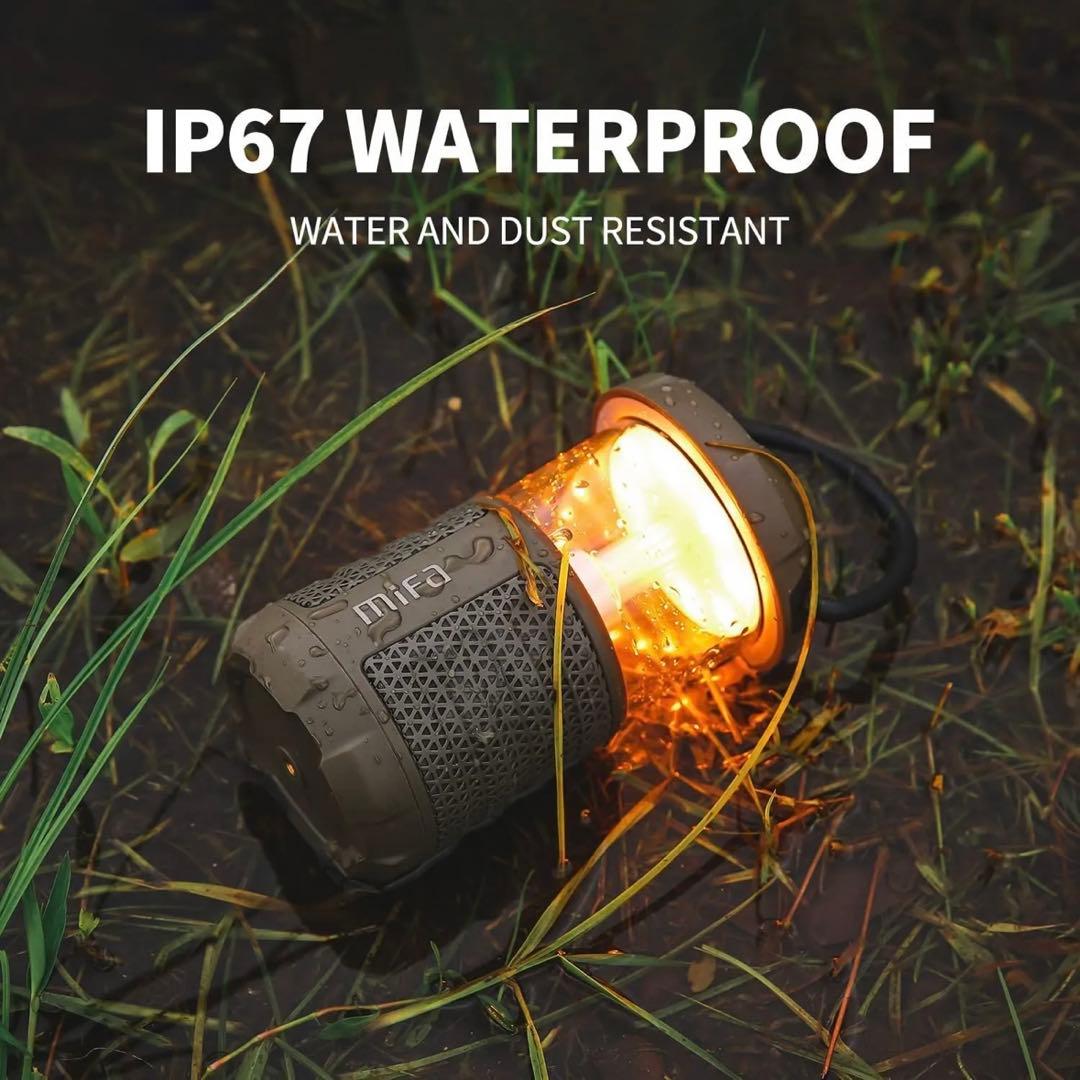 mifa wildcamping アウトドア　スピーカー　防水　オリーブ