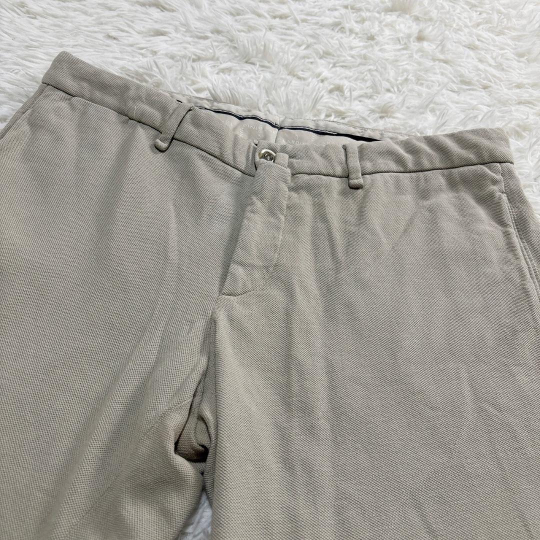 LARDINI　ベージュ コットン混紡 パンツ　50 リネン 麻