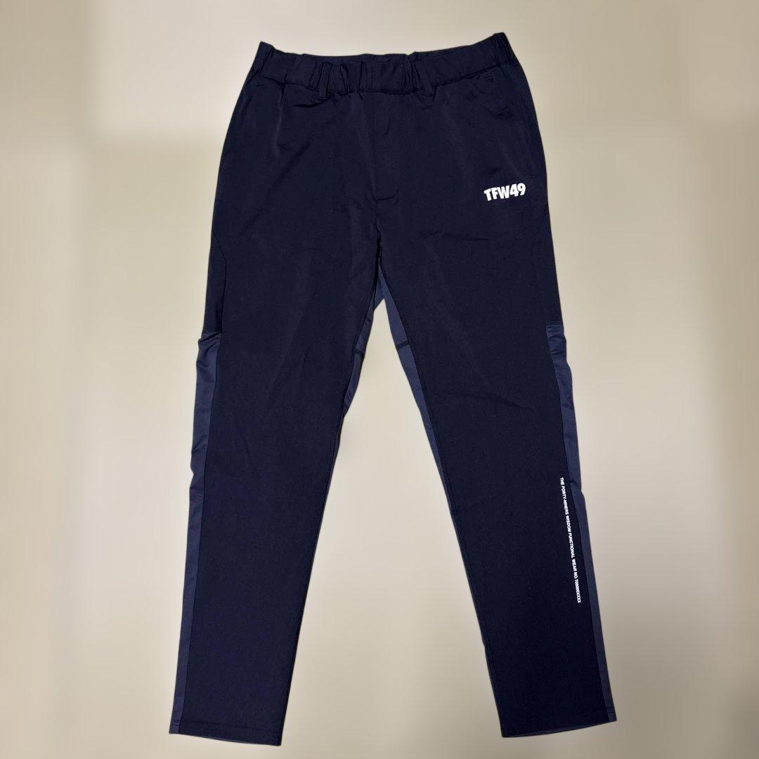 【新品 タグ付き】TFW49 ブラックパンツ Lサイズ1/2まで‼️最終値下げ‼️
