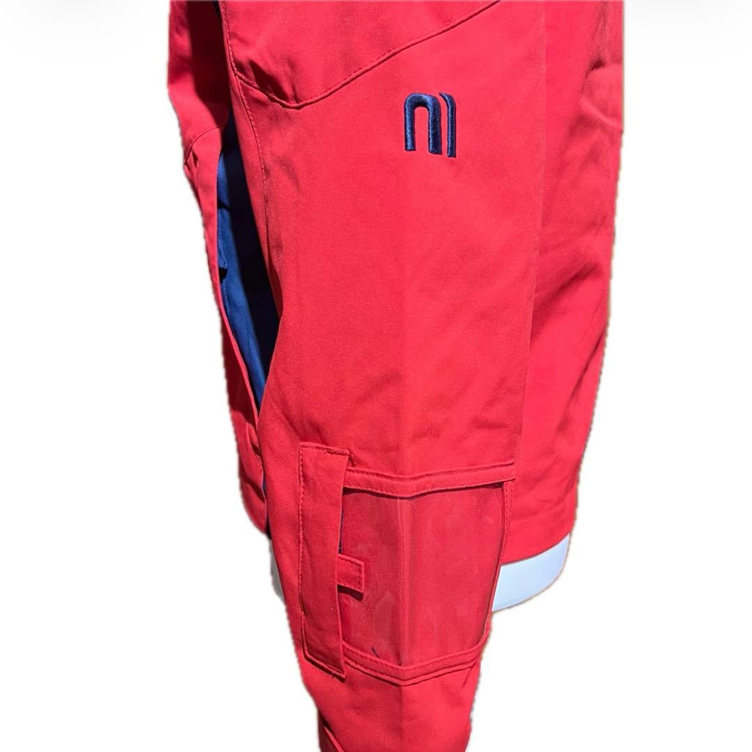 新品✨NNOUM 子供用 スキーウェア 赤 140 スノボウェア　防水　ノアム