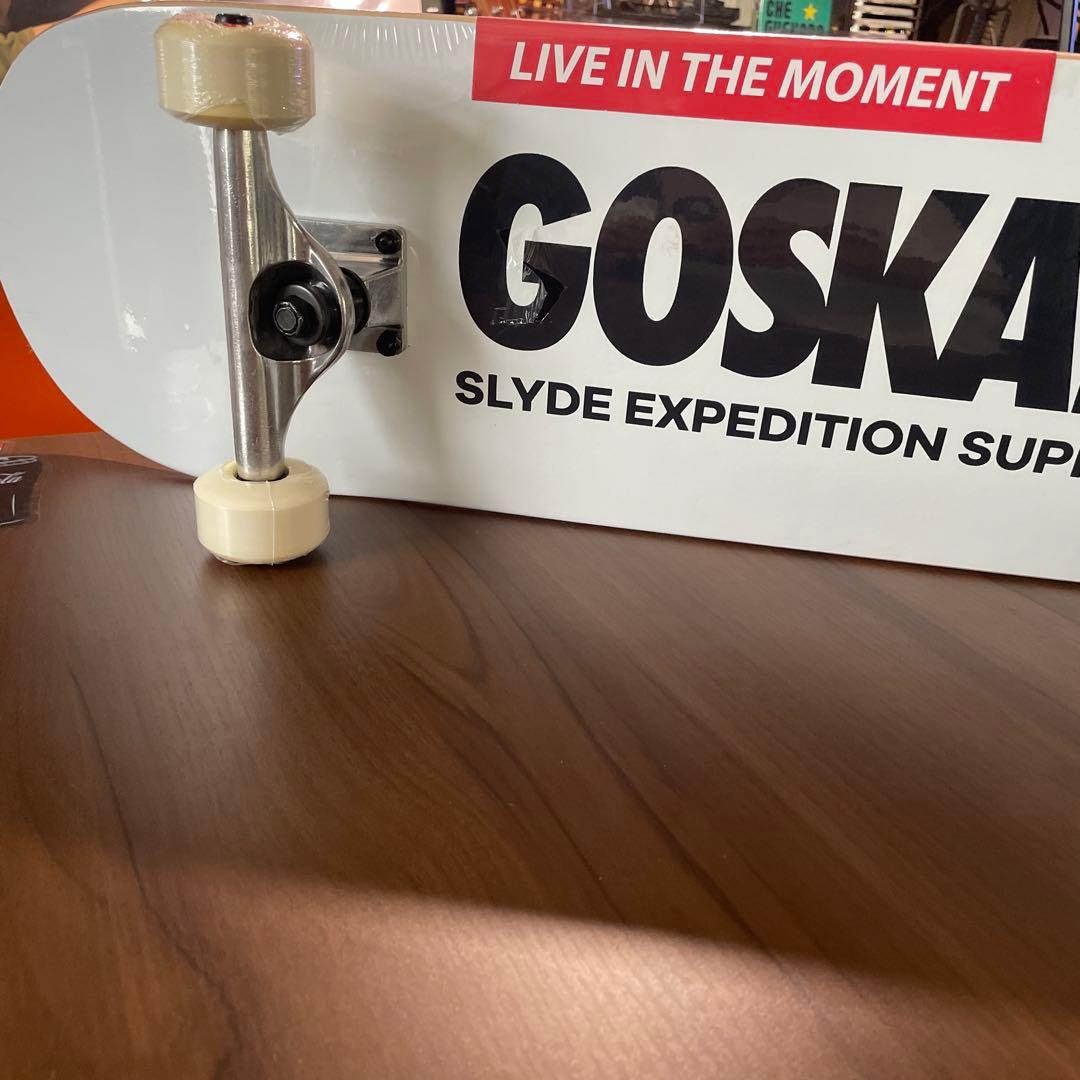 SLYDE GOSKATE スケートボード ホワイト8インチ