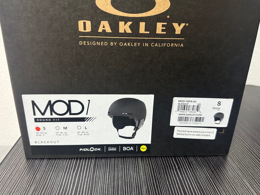 OAKLEY MOD 1 ヘルメット - S ブラックアウト