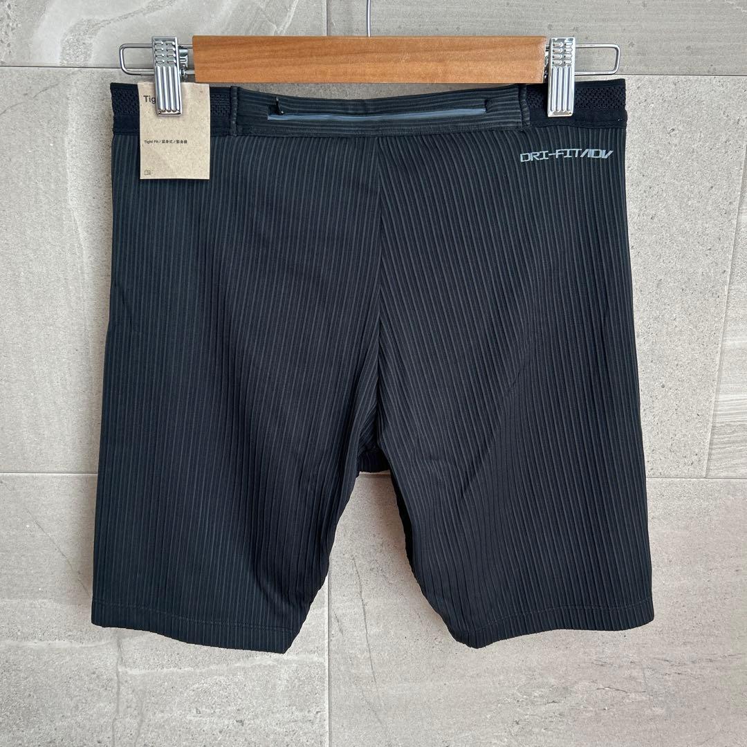 NIKE メンズ【2XL】エアロスイフト ランニング ハーフタイツ 黒