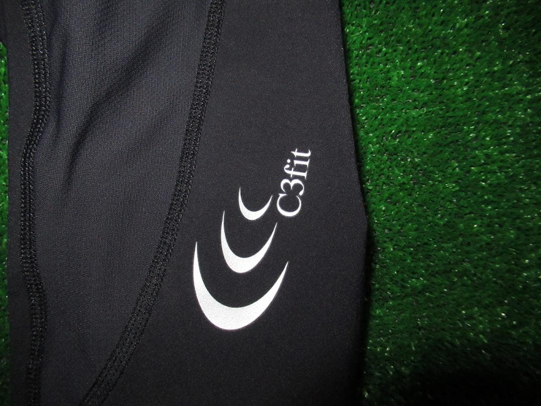 C3fit インパクトエアーロングタイツ レディースM　ブラック