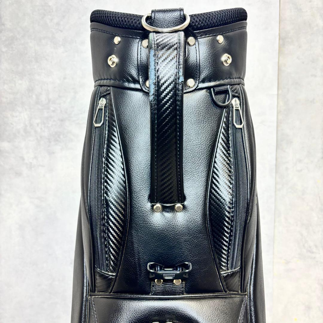 【美品】ゼクシオ キャディバッグ 9.5型 4分割 超軽量2.4kg ブラック