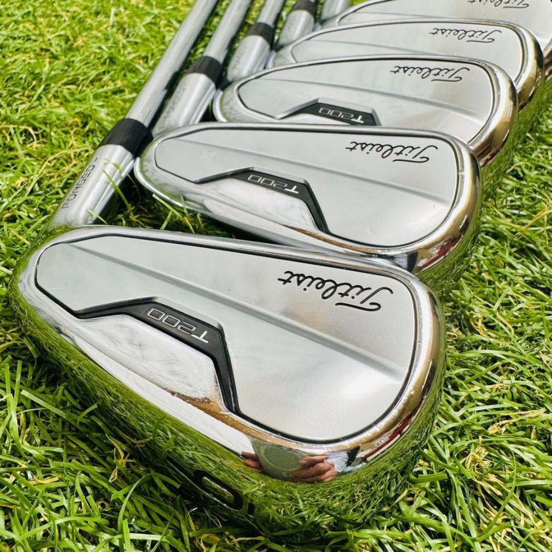 【良品】名器 タイトリスト T200 2021 メンズアイアンセット 5本 S