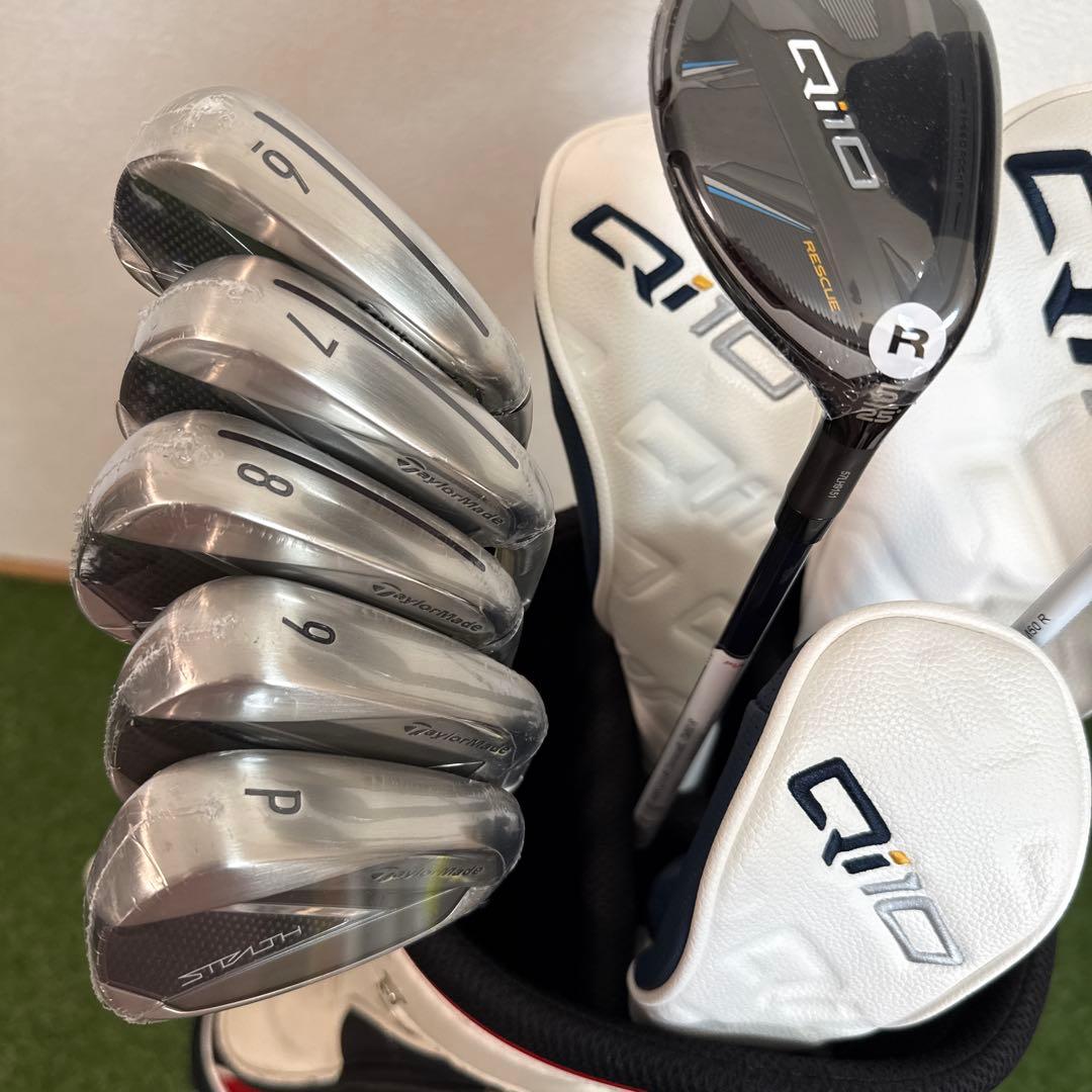 新品‼️TaylorMade Qi10 stealthメンズクラブセット
