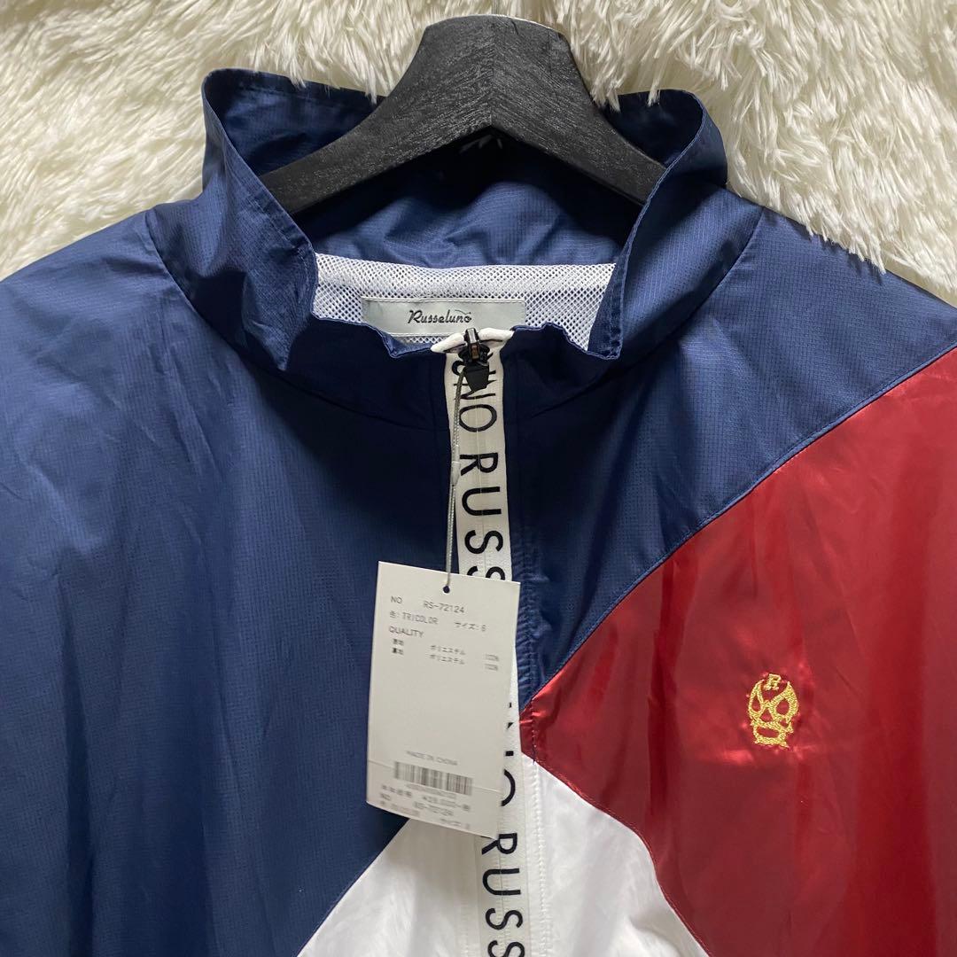 新品タグ付き　ラッセルノ　Russeluno ジップアップブルゾン　トリコロール